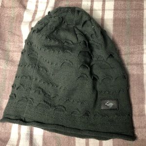 Beanie with artificial rips